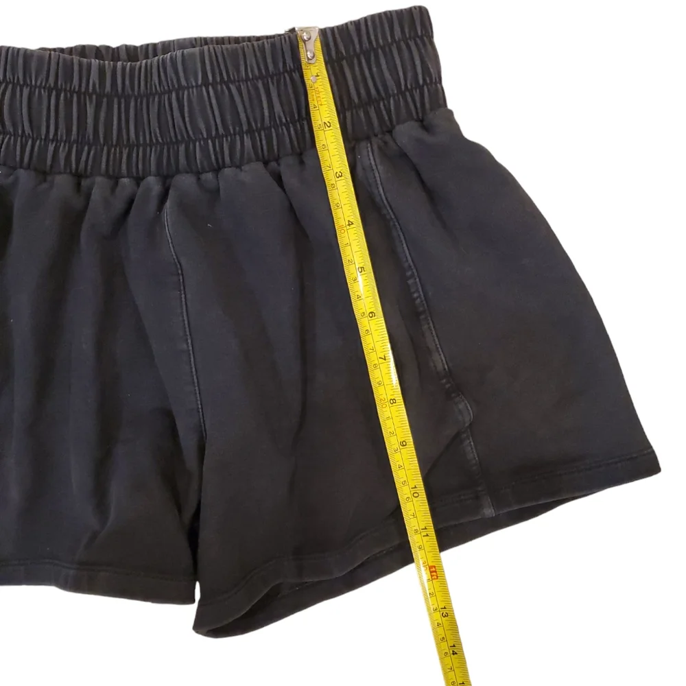 Do You Even Women's Black Elastic‎ Waist Gym Workout Shorts XS